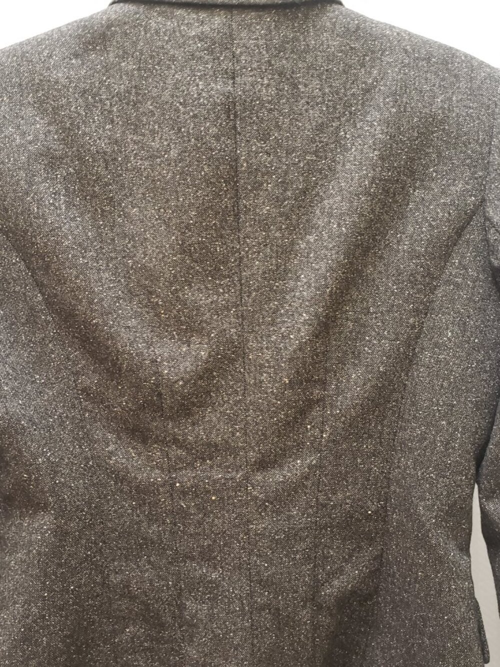 United Colors Of Benetton Dark Gray Classic Blazer Size 4 or Italy 40 - Picture 15 of 16